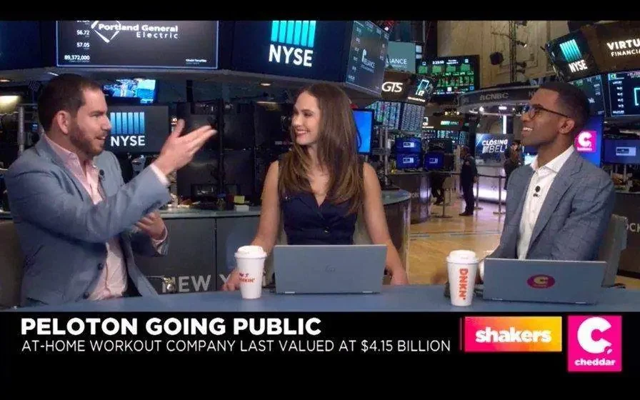 Lylan Masterman on Cheddar at the NYSE